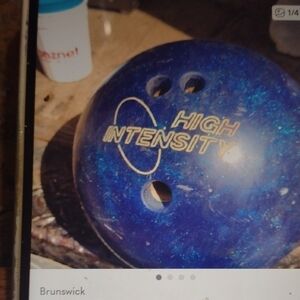 High Intensity Blue Bowling Ball